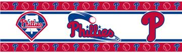 MLB Philadelphia Phillies Peel & Stick Wall Border
