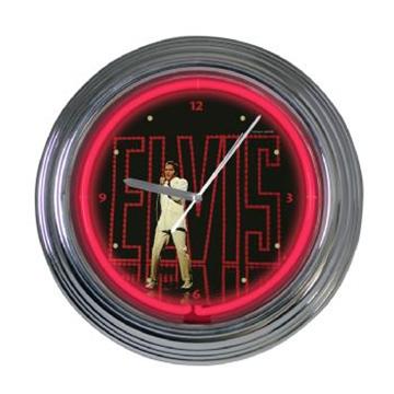 Elvis Presley Neon Clock