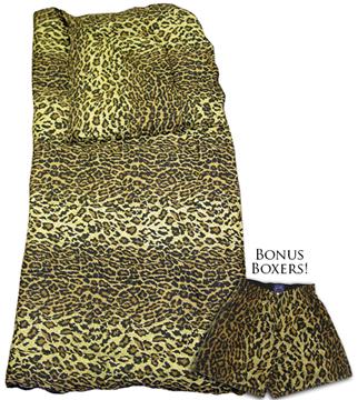 Leopard Print Sleeping Bag "Jungle Jim" by Nick & Nora®
