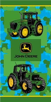 John Deere CAMO Beach Towel