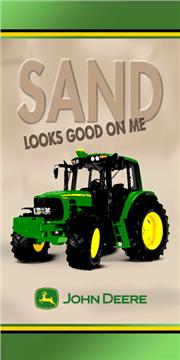 John Deere SAND Beach Towel