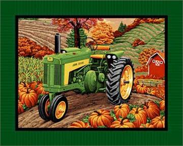 John Deere FALL SCENE Throw Kit