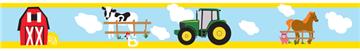 John Deere DOWN ON THE FARM Wall Border