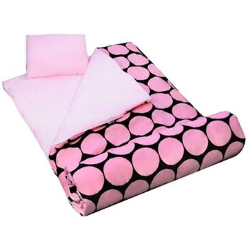Big Dots Pink Sleeping Bag