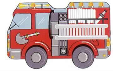 FIRE ENGINE Fun Rug
