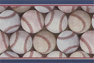 BASEBALL PILE Wall Border