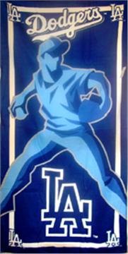LOS ANGELES DODGERS Game Day Beach Towel