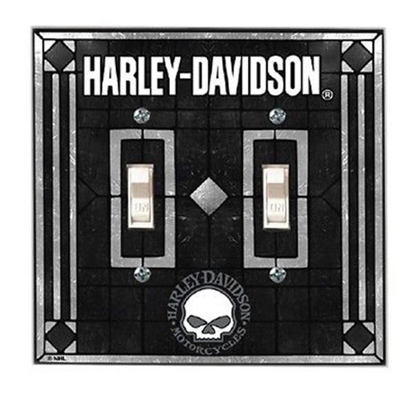 Harley Davidson "SKULL" Double Switch Plate Cover