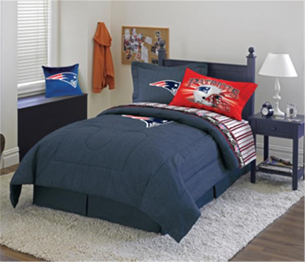 Domesticbin Com New England Patriots Denim Pillow Sham