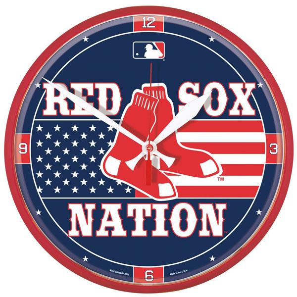 Boston Red Sox Nation Wall Clock