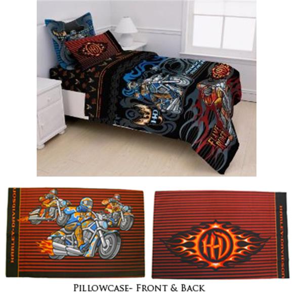 HARLEY DAVIDSON YOUNG RIDERS Bedding Sheet Set Pillowcase