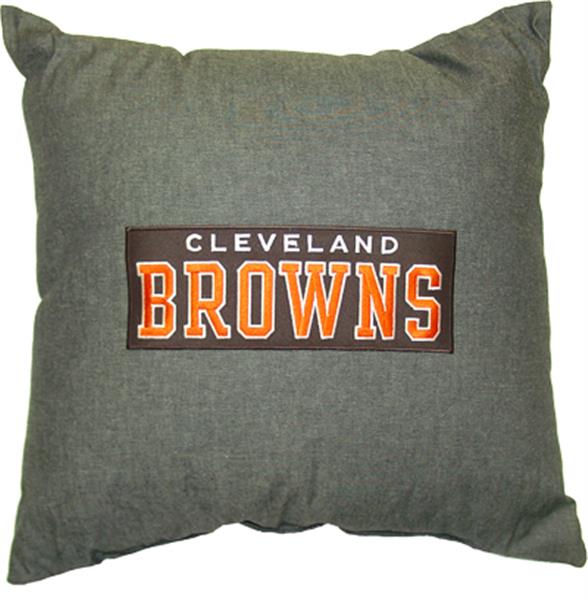 CLEVELAND BROWNS 18" Denim Pillow