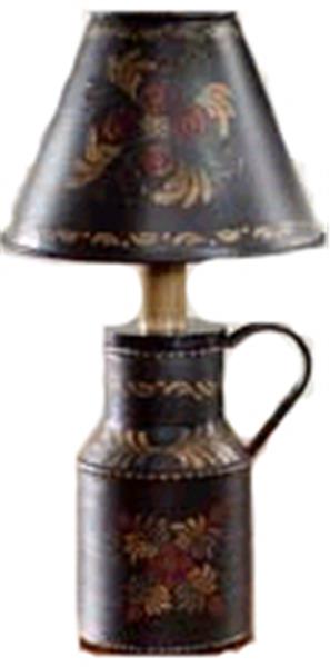 8" Canister Toile Lamp