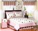Pink & Brown Modern Polka Dots Bedding Sets for Kids