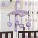 Mod Dots Purple Musical Crib Mobile