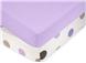 Mod Dots Purple Crib Sheet