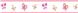 Butterfly Pink & Orange Prepasted Wall Border