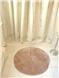 DECORATIVE PLUSH BATHROOM RUGS--30" ROUND