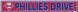 Philadelphia Phillies Street Sign