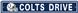 Indianapolis Colts Street Sign