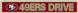 San Francisco 49ers Street Sign