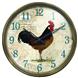 Rooster Resin Wall Clock