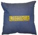 University of Michigan 18" Square Pillow