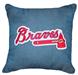 ATLANTA BRAVES Denim 18" Square Pillow