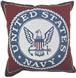 United States Navy 13" Tapestry Pillow