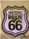 Historic Route 66 Neon Clock