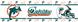 MIAMI DOLPHINS Wall Border