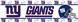 NEW YORK GIANTS NFL Wall Border