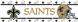 NEW ORLEANS SAINTS Wall Border