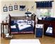 Vintage Aviator Airplane 9pc Crib Bedding Set