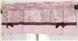 Pink & Brown Toile Valance