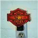 Harley-Davidson Orange Chromed Night Light