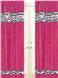 Zebra Pink Window Panels
