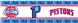 Detroit Pistons Wall Border