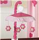 Flower Pink and Green Musical Crib Mobile
