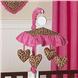 Cheetah Pink Musical Crib Mobile