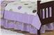 Mod Dots Purple Crib/Toddler Bedskirt