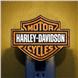 Harley Davidson Art-Glass Night Light