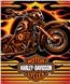 Harley Davidson 3D Waffle Throw