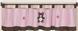 Teddy Bear Pink Window Valance