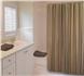 Cocoa Stripe Shower Curtain