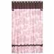 Pink Brown Toile Shower Curtain