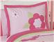 Flower Pink & Green Pillow Sham