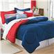 Dorm Room In A Box NAVY/RED-XL Twin Size 10pc Set