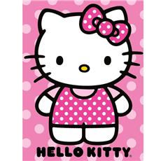 Hello Kitty Dot  Raschel Throw | By DomesticBin