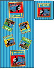 THOMAS STAMPS 2 Piece Towel Set for Kids